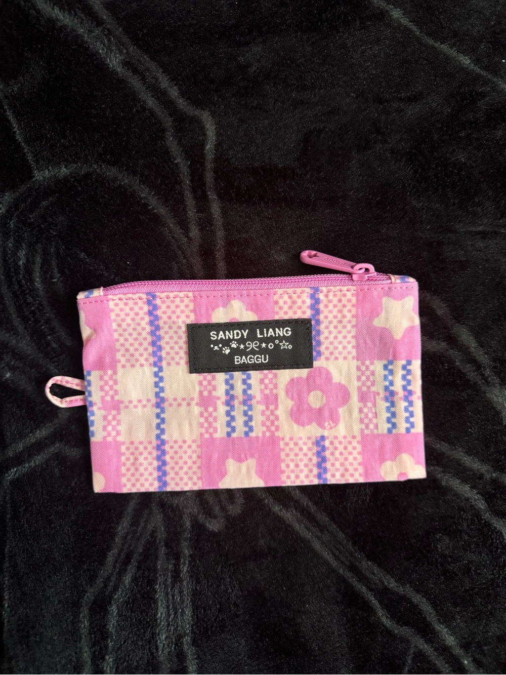 Sandy Liang x Baggu Pink Small Go Pouch BRAND NEW